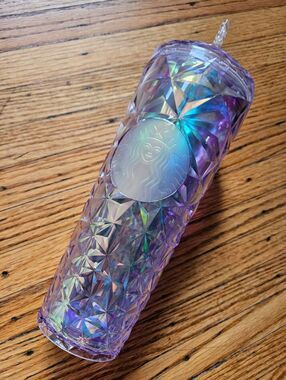 Starbucks 2023 Holiday Clear Diamond Prism Venti Tumbler